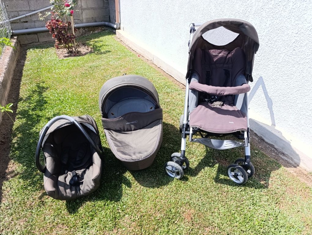 Carrinho bebê + Alcofa + babycoque