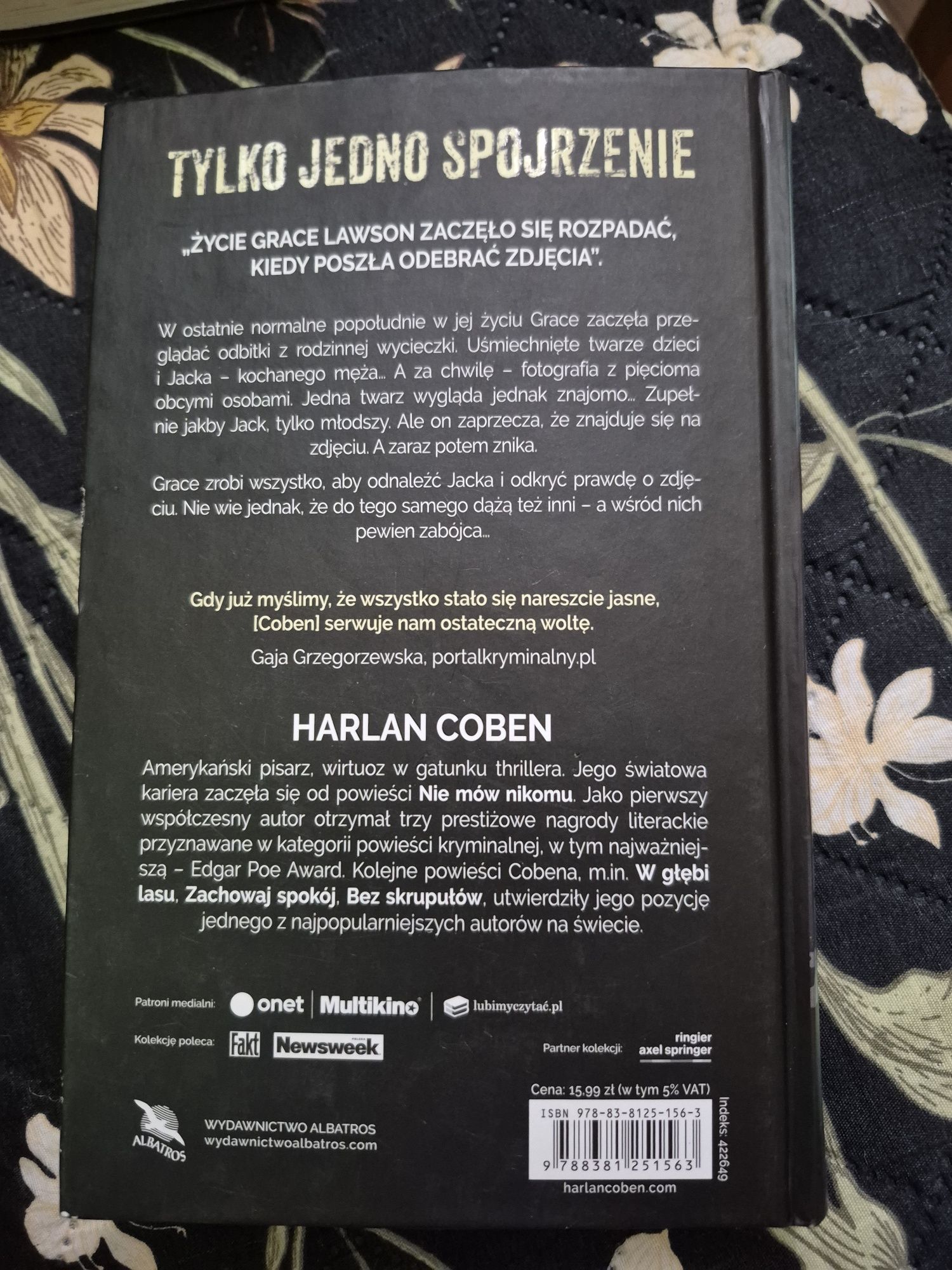 Książka "Tylko jedno spojrzenie", Harlan Coben