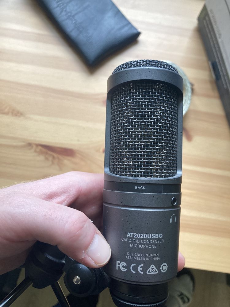 Mikrofon pojemnościowy audiotechnica AT2020USB+