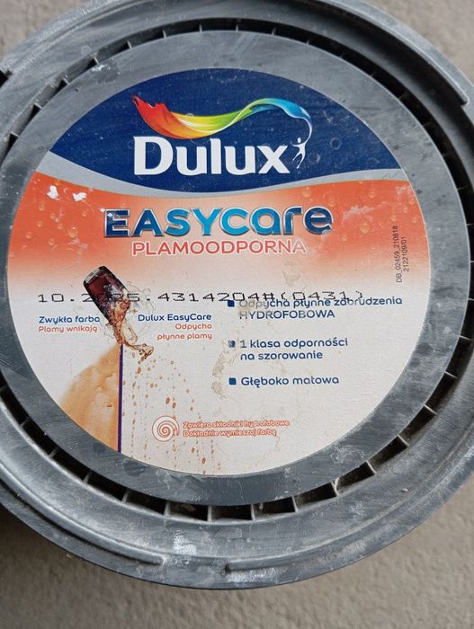 Farba Dulux Easycare 2.5 l odporny popielaty 4 szt. Dobra cena