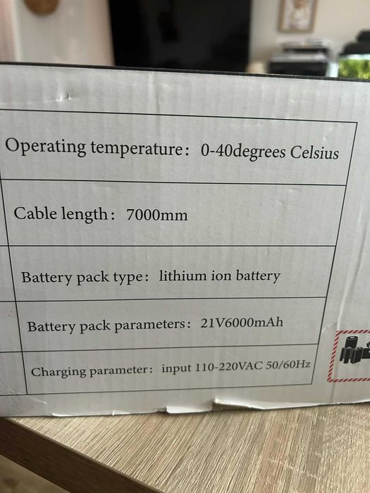 Przepychacz do rur 21V