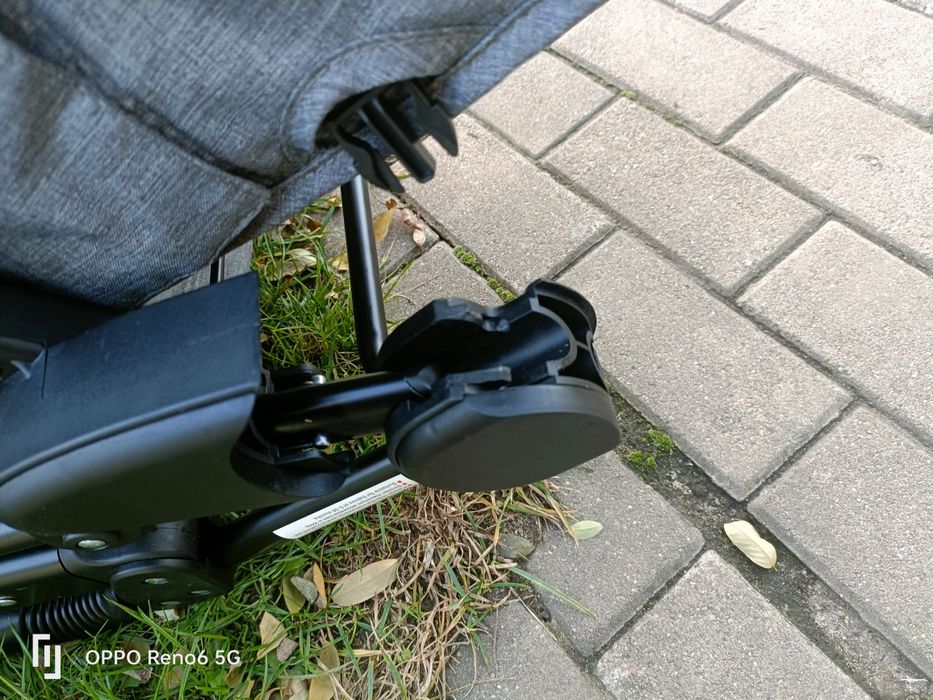 Outlet Kiduku Wózek wielofunkcyjny 3w1 Szary/Czarny