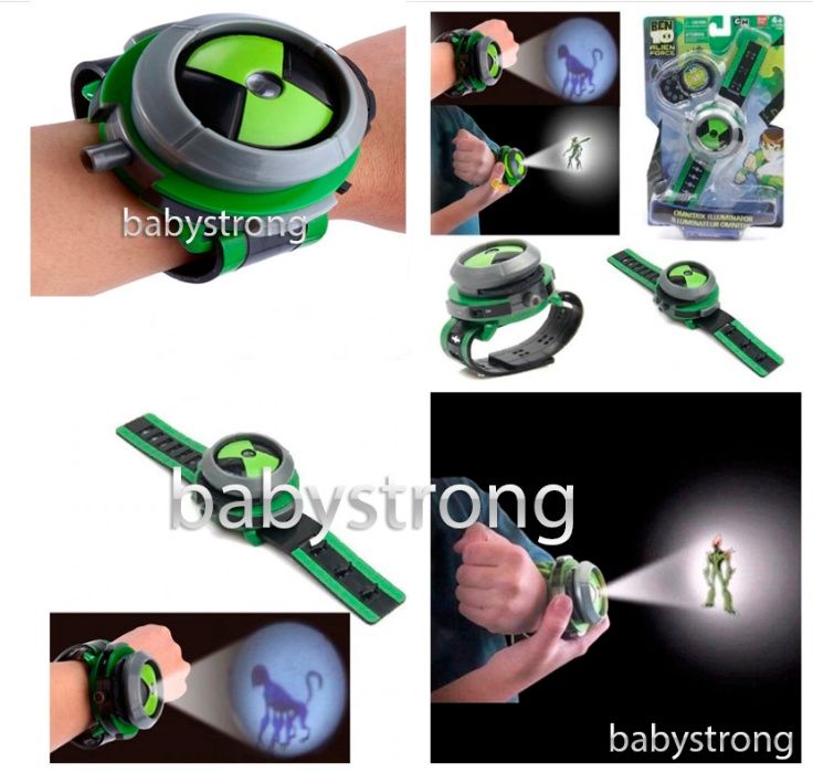 Часы Бен 10 Тен Проекционные 30 героев на стену Ben 10 Omnitrix