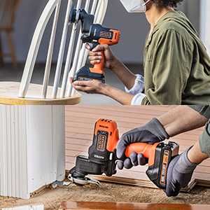 Шуруповерт BLACK+DECKER 20V MAX MATRIX 6 інструментів BDCDMT1206KITC