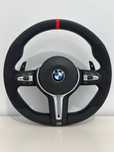 Volante Alcântara Pack M com patilhas Bmw F20/ F30 / F31