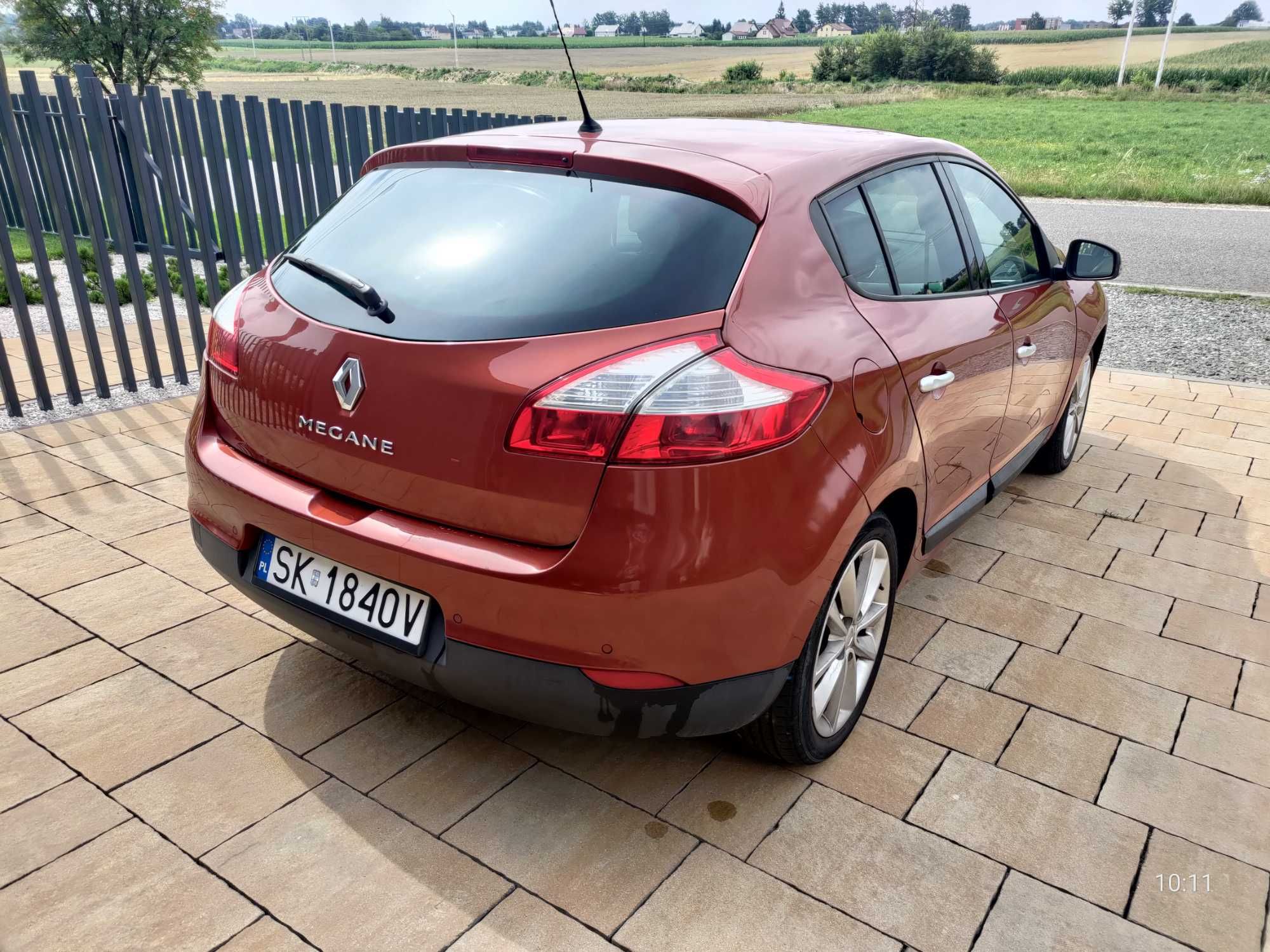 Renault Megane 3 III, 2010, rej 2011, LPG, Salon PL, przebieg 133k km