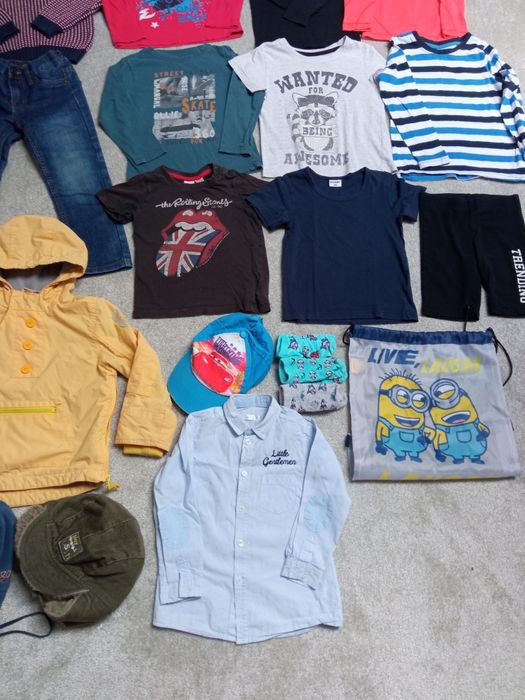 Mega paka ubrań 33 rzeczy dla chłopca 92-110
