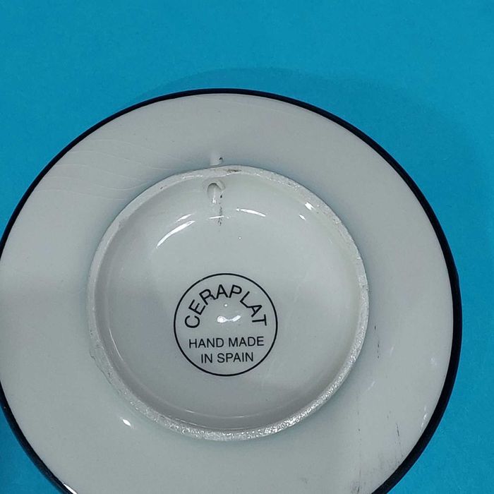 Тарелка, Керамика,  керамическая,  Испания,  на стену, винтажная