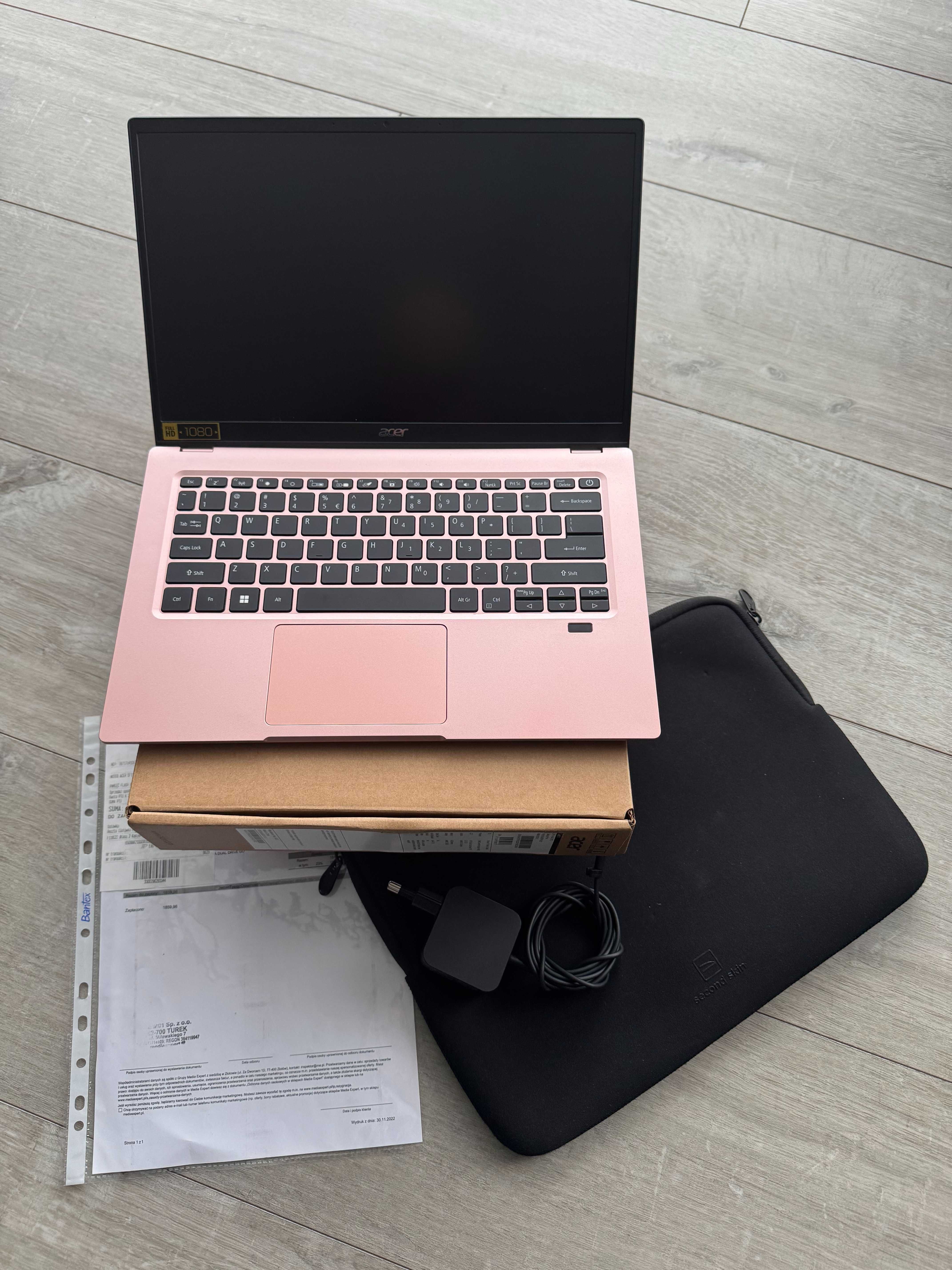ACER Swift 1        14" IPS Celeron N4500 4GB RAM 128GB SSD - IDEALNY