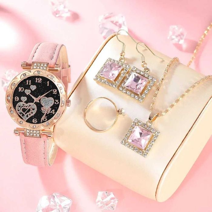 conjunto de relogio+pulseira novos