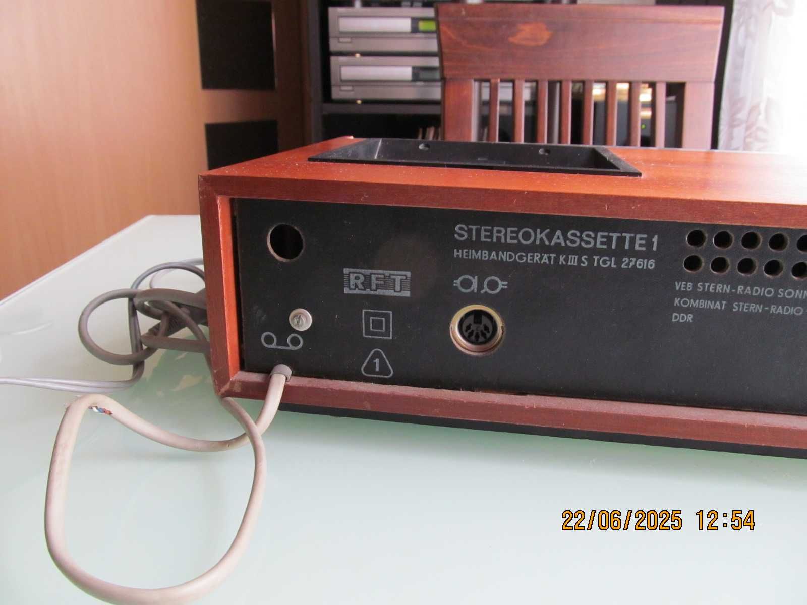 Magnetofon RFT Stereo Kassette 1