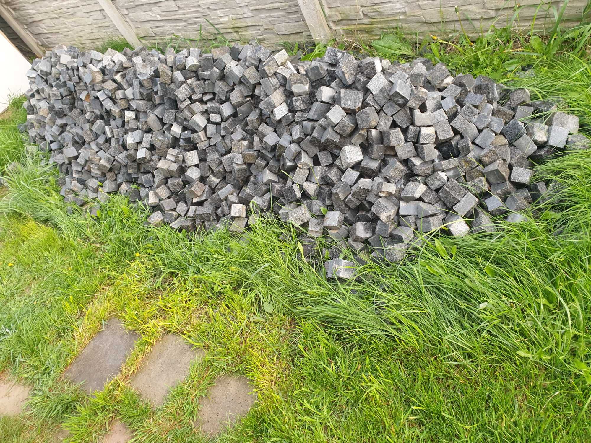 Granit, kostka granitowa 30m2