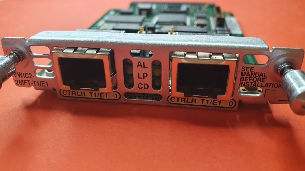 PRI модуль Cisco vwic2-2mft-t1/e1