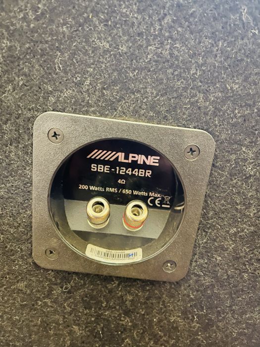 Продам Потужний Сабвуфер Alpine SBE-1244BR (12 дюймів)