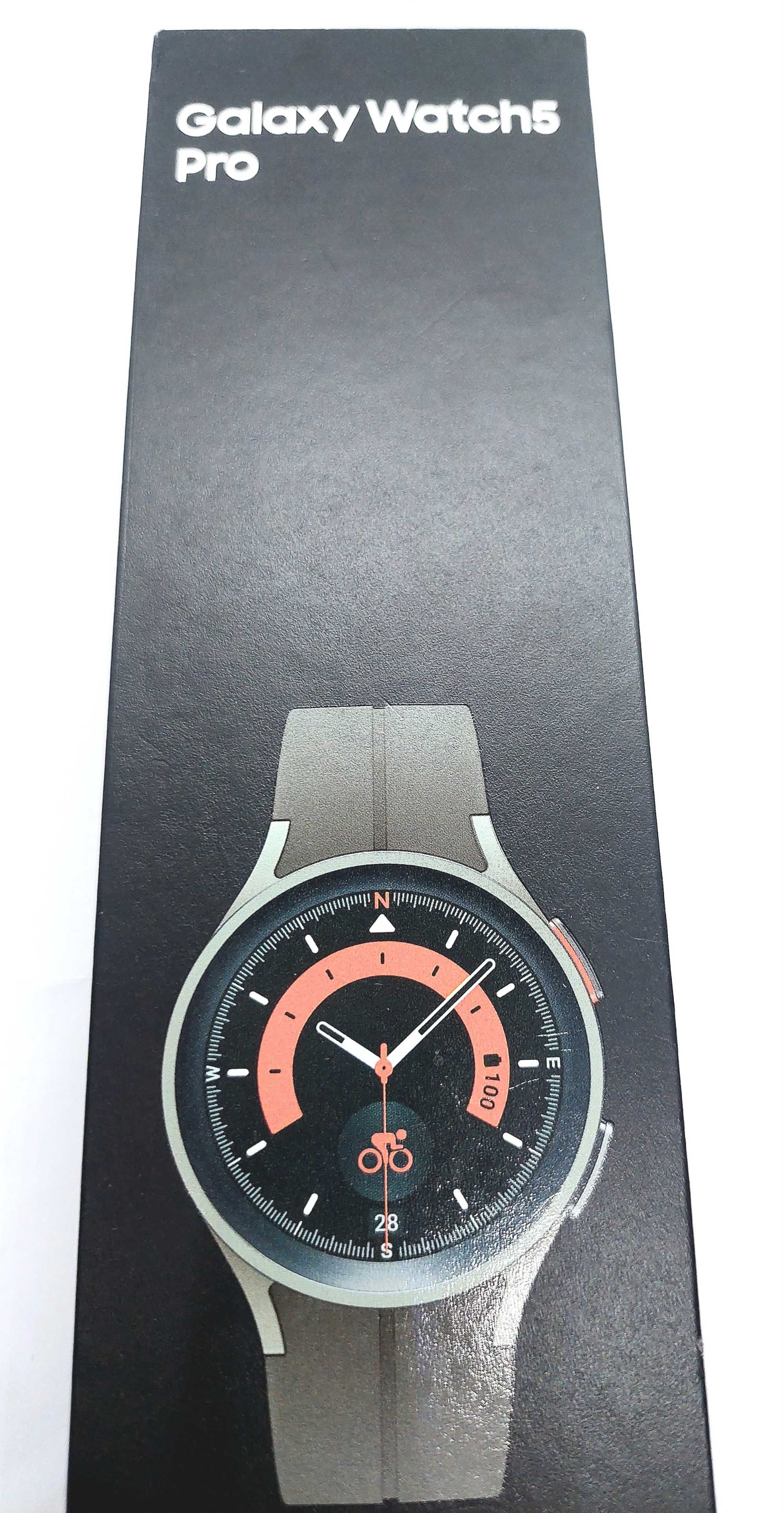 Smartwatch Samsung Galaxy Watch5 SMR925F Titanium 45mm LTE Szary/Cz-wa