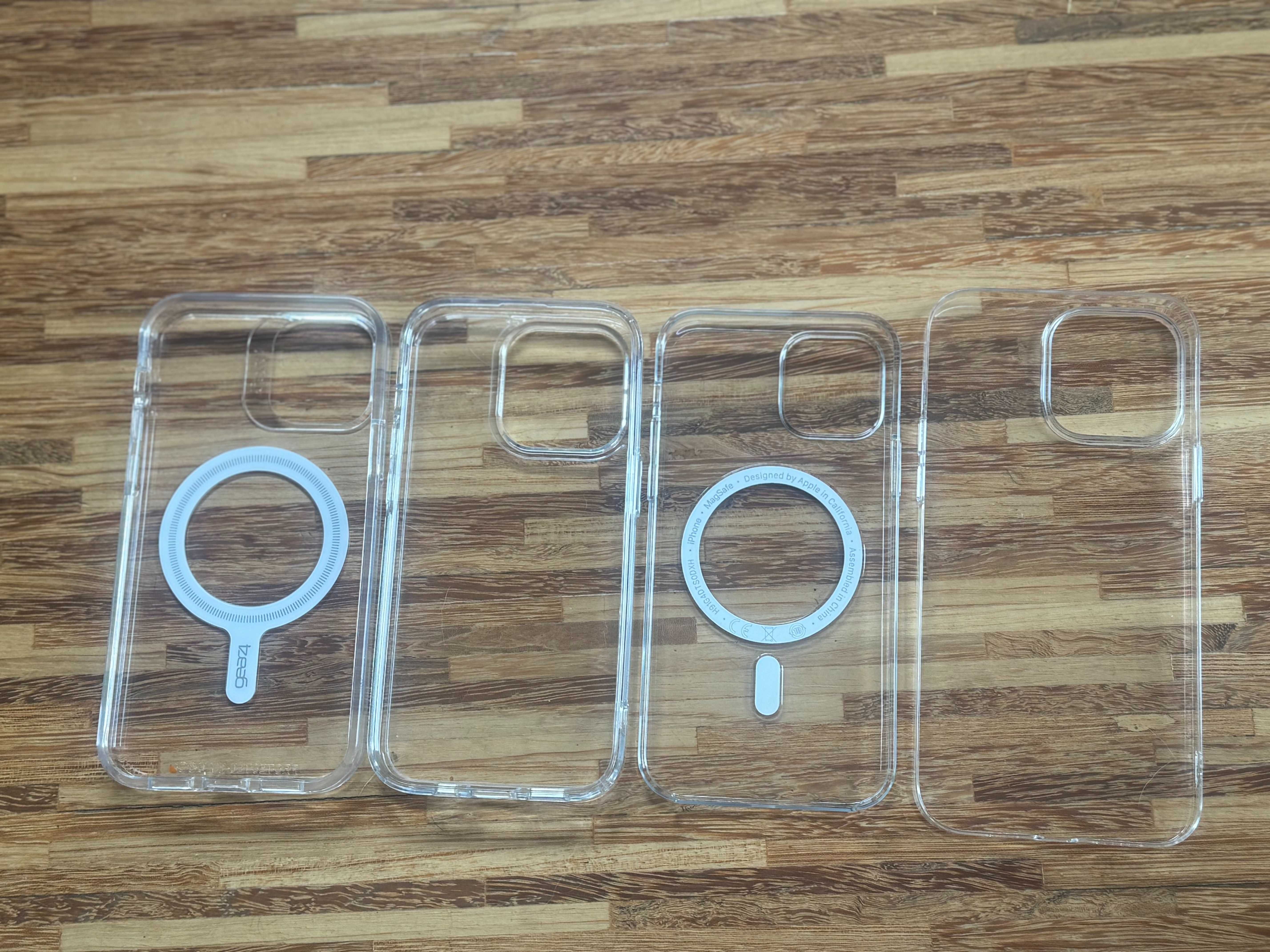 Etui iPhone Pro Max 4 sztuki Megasafe crystal 14 13 zestaw okazja