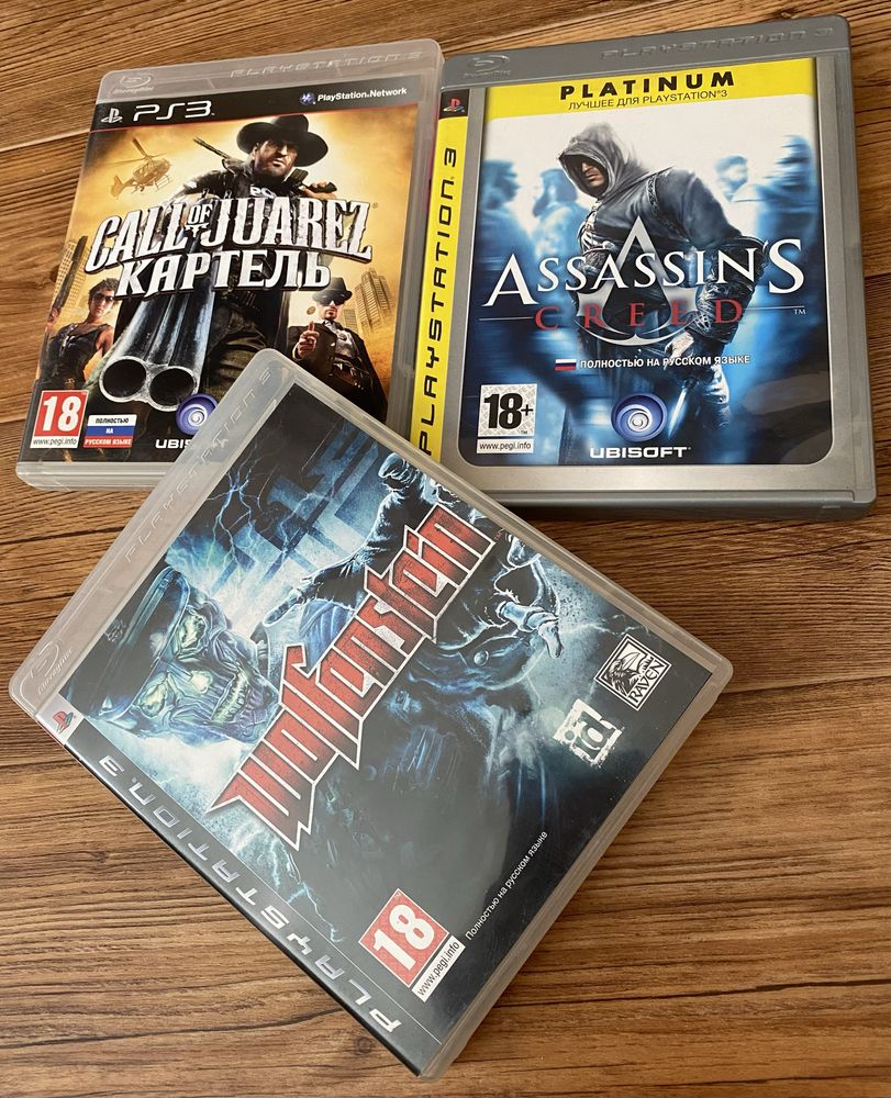 Sony PS3: Duck Tales, Wolfenstein, Transformers, Diablo, Conan, Hitman