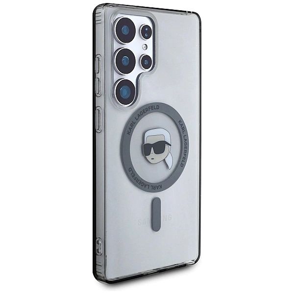 Etui Karl Lagerfeld Button Karl Head Printed Logo MagSafe Samsung Gala