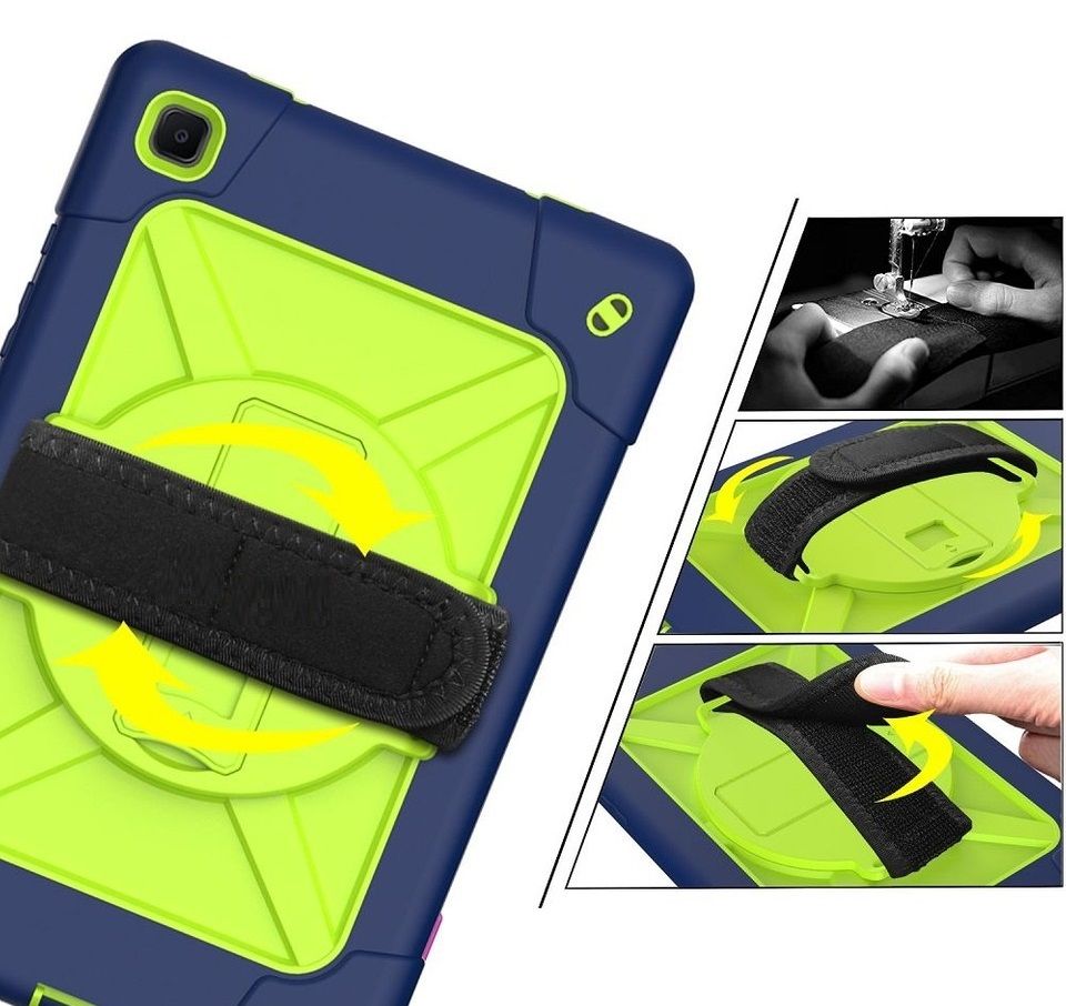 Etui do Samsung Galaxy Tab A7 10.4” Podstawka i Pasek na Ramię Zielone