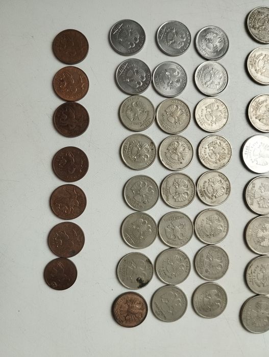 Коллекционирование,российские рубли,монеты