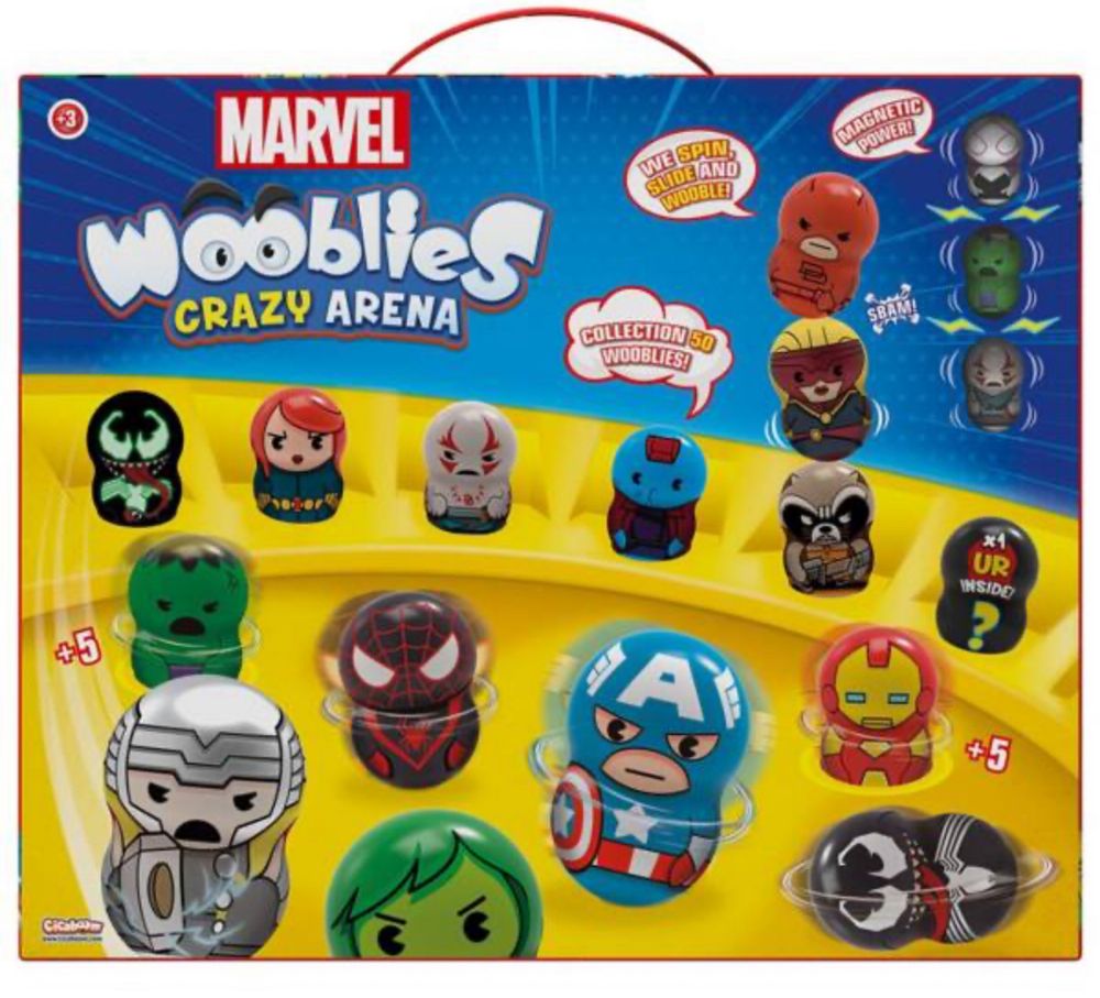 Marvel WOOBLIES Crazy Arena 4 figurki