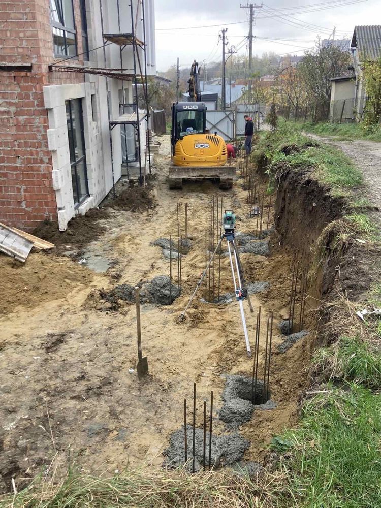 Палі, мікропалі, буріння, геошурупи, сваї, підсилення, свердловини