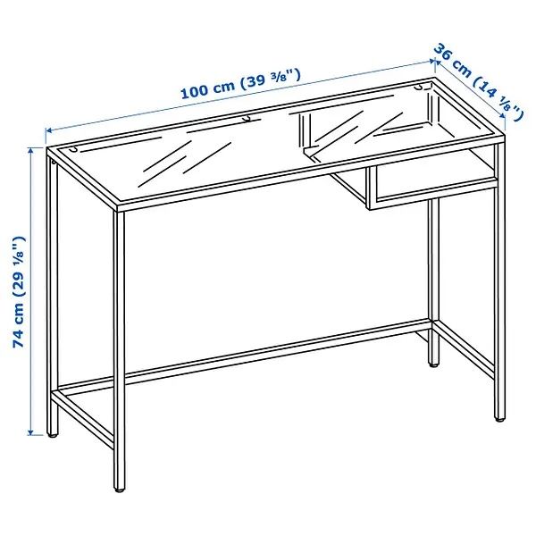 Стіл металевий БІЛИЙ IKEA