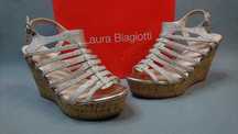 Buty Laura Biagiotti Roma Gliter Light Gold R.41