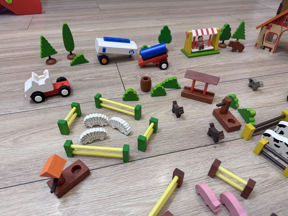 Деревяний конструктор Woody Farm