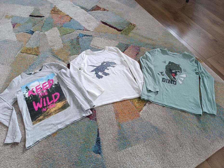 Bluzki chłopięce rozmiar 140 cm, zadbane