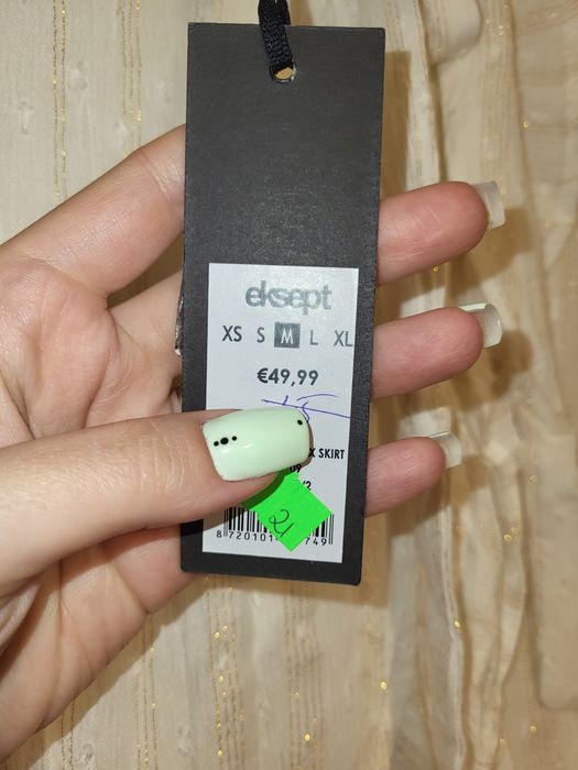 Spódnica ze zlotka nitka eksept