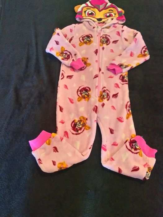 Флисовая пижамка-кигуруми на девочку,Щенячий Патруль