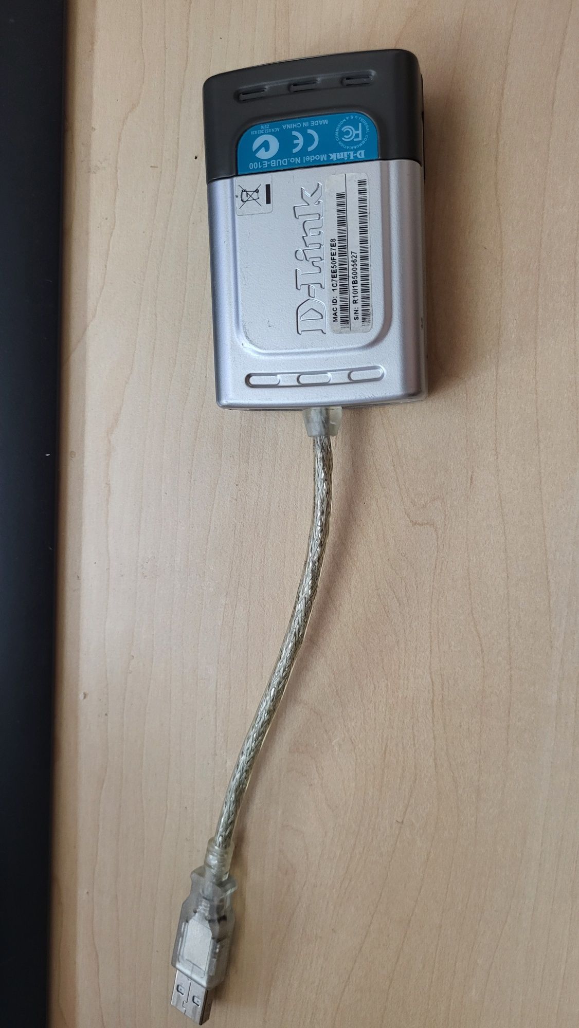 Ethernet USB адаптер D-LINK dub-E100 rev D1G. Работает с VAG