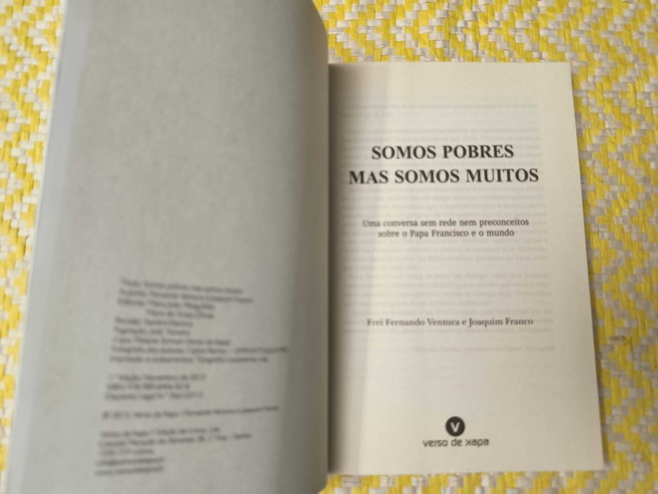 Somos pobres mas somos muitos – 
Frei Fernado Ventura - Joaquim Franco