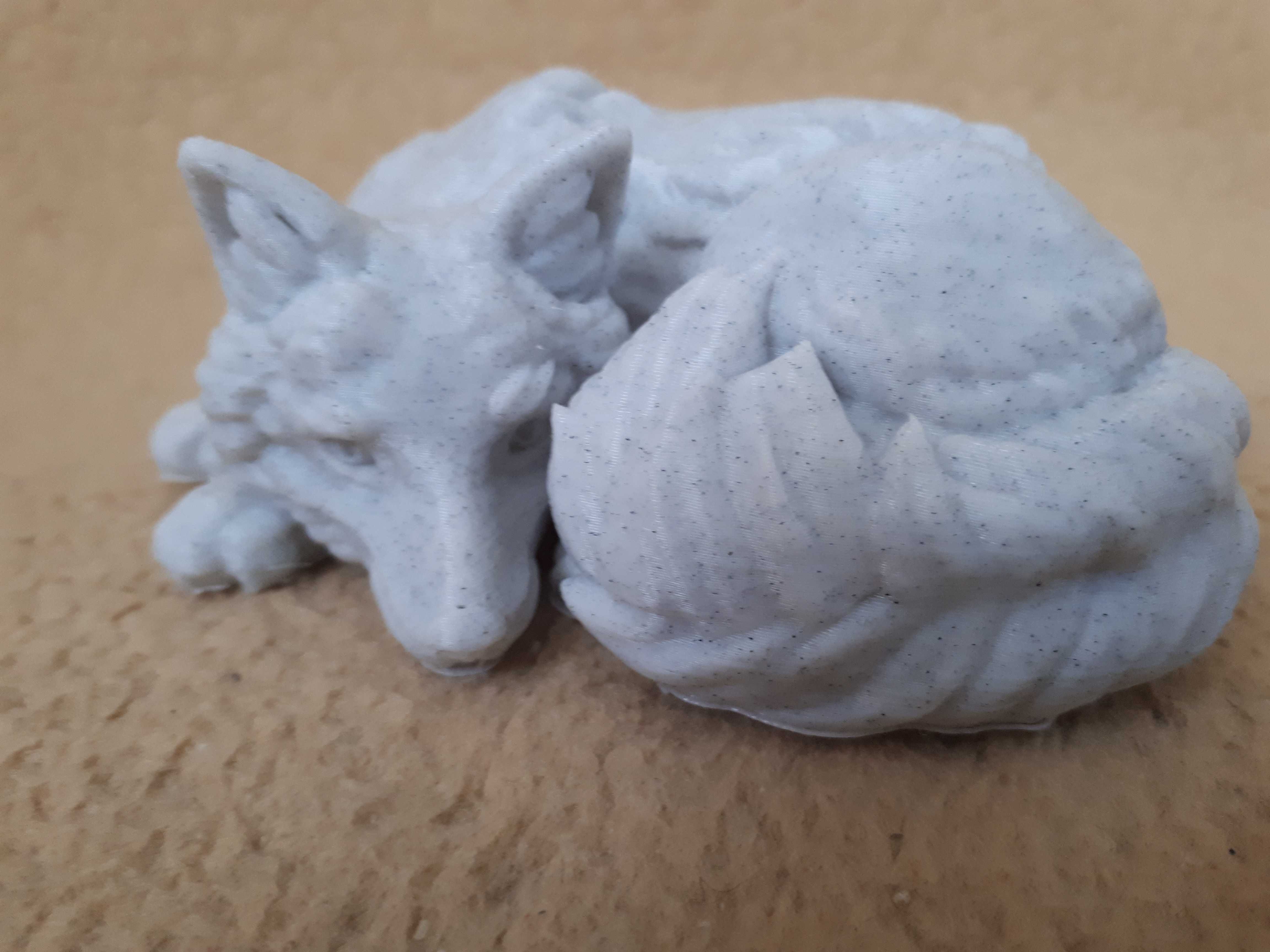 Figurka lisa wydruk 3d