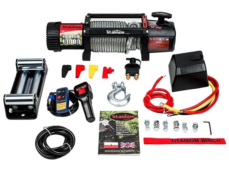 Лебедка Titanium winch 13000 lbs Hunter