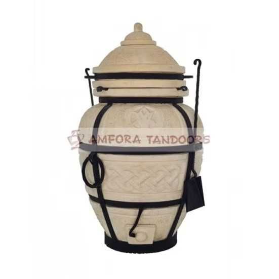 Piec TANDOOR Tandoori Tandyr model ATAMAN NA ZAWIASACH grill ogrodowy