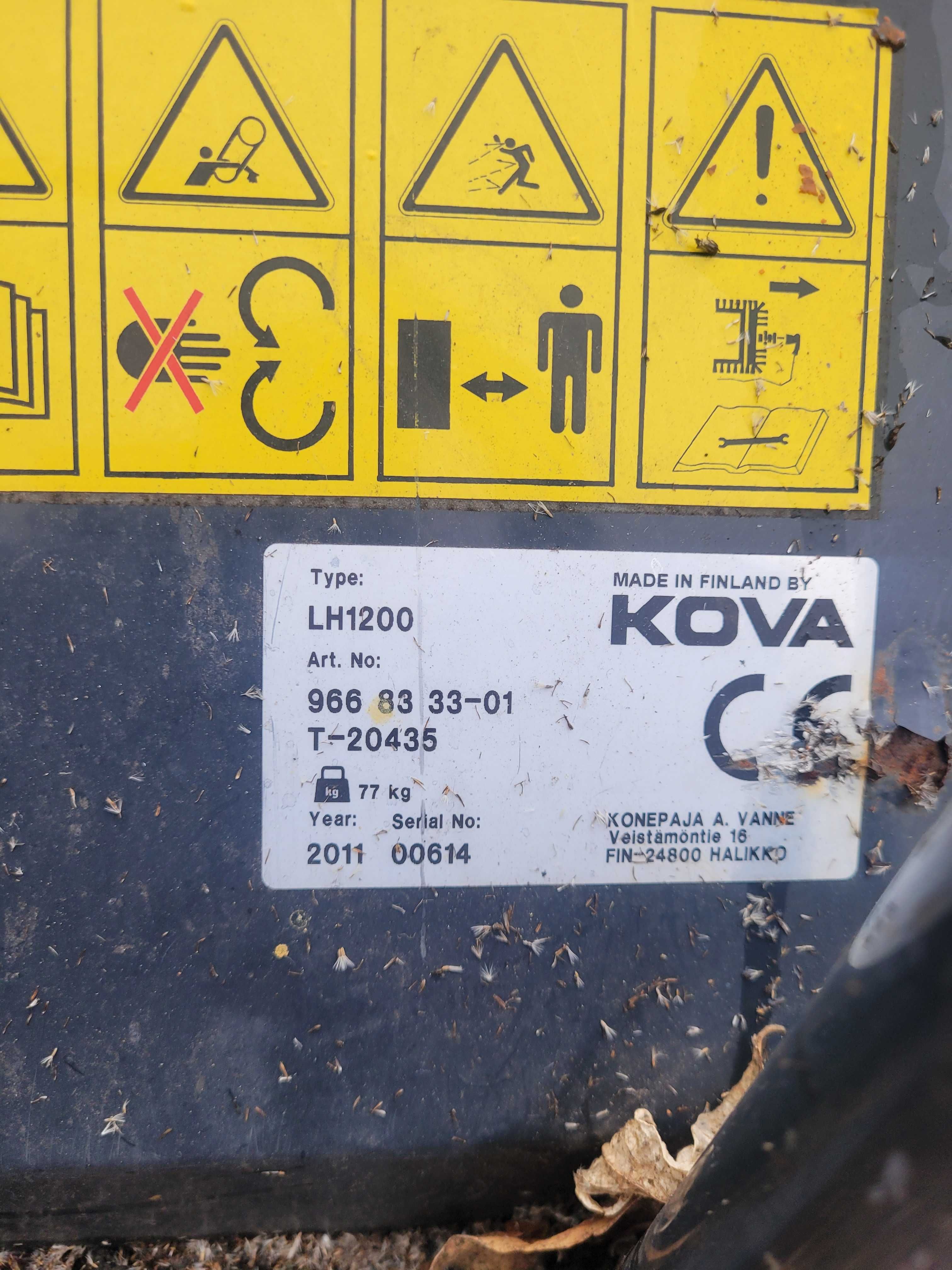Zamiatarka do traktorka stiga husqvarna rider Kova LH1200 Polecam!!!