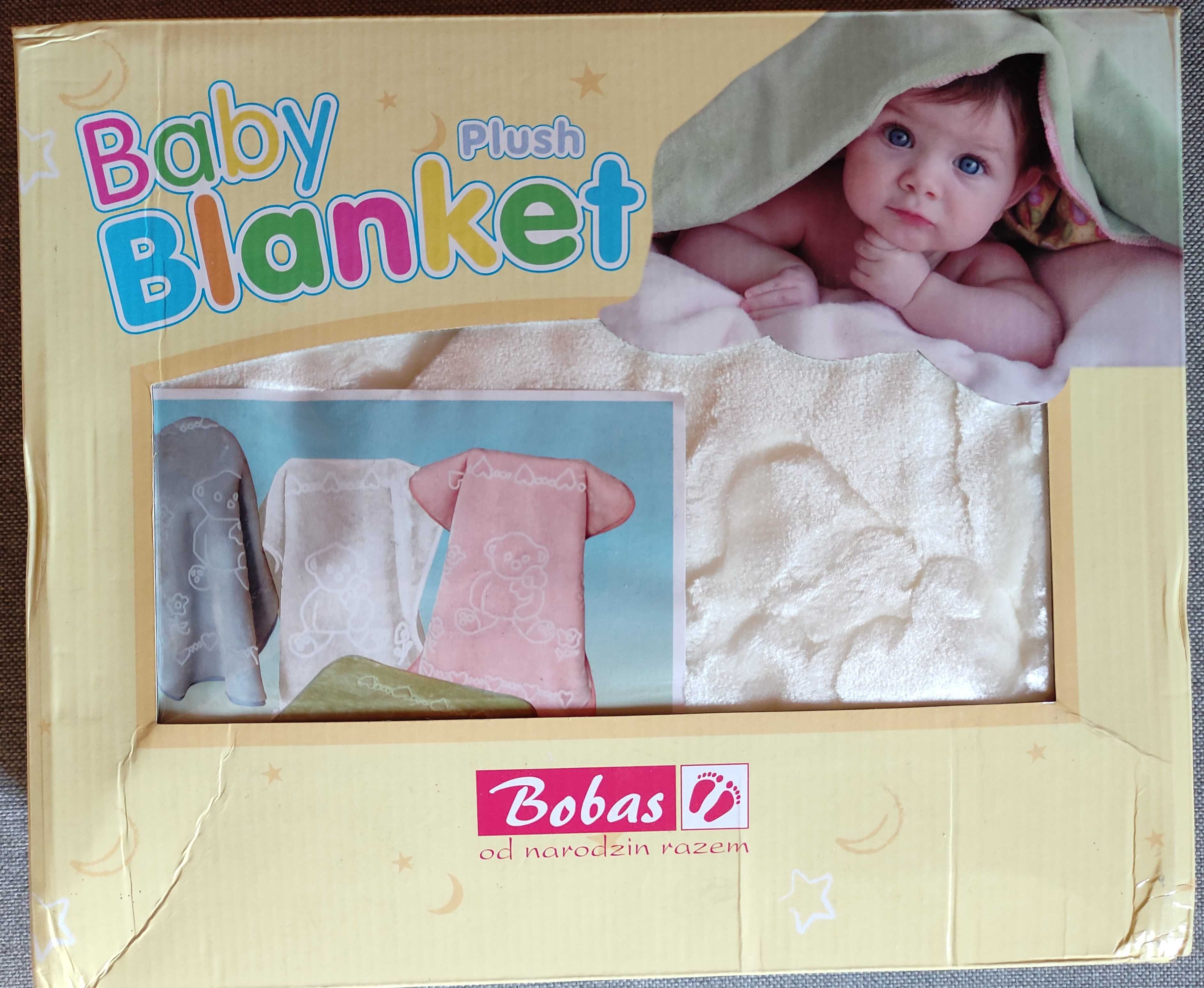 Nowy koszyk pluszowy Koc Baby Blanket 80x110 Cream