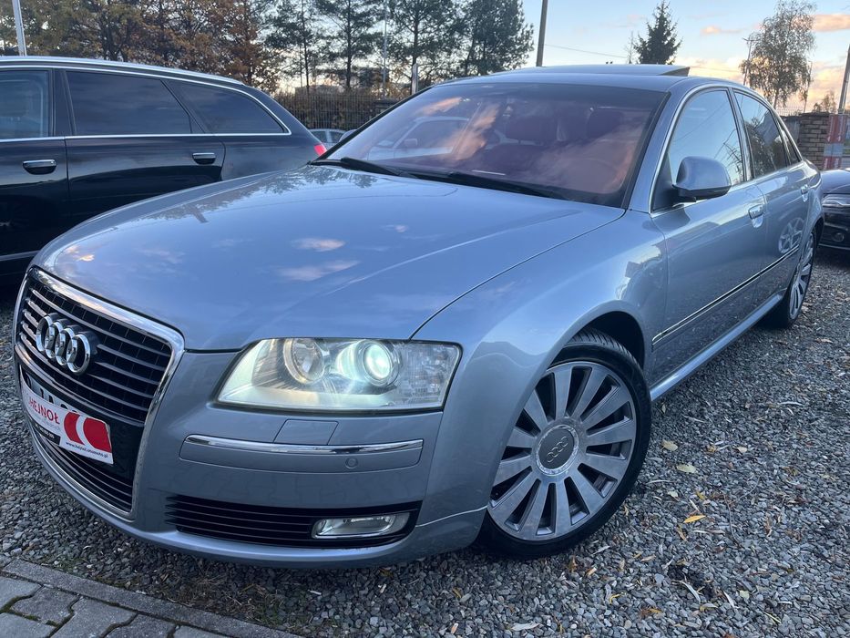 Audi A8 LIFT Webasto Solar Bose Skóra Podw Szyby Navi VAT 23% IDEAŁ od Niemca