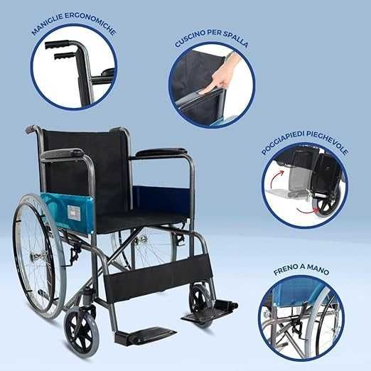 Mobiclinic®, Wózki inwalidzkie, Lekki, Alcazar, Samobieżny