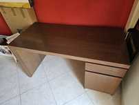 Secretária IKEA castanho e preto - Urgente