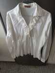 Blusa com folhos para senhora