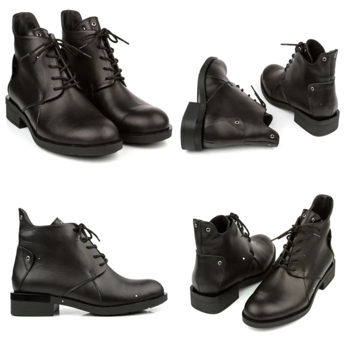 Черевики шкіряні жіночі 36 р/осіннє шкіряне взуття/ботінки/ дезерти