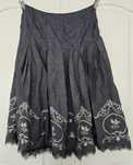 I Say spódnica boho kwiaty kwiatki haft koronka vintage 40 42 44 L XL