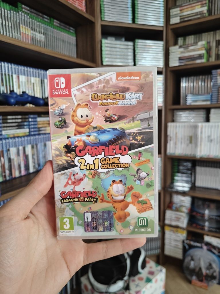 Nintendo Switch Garfield 2 in 1 Game Collection Nowa