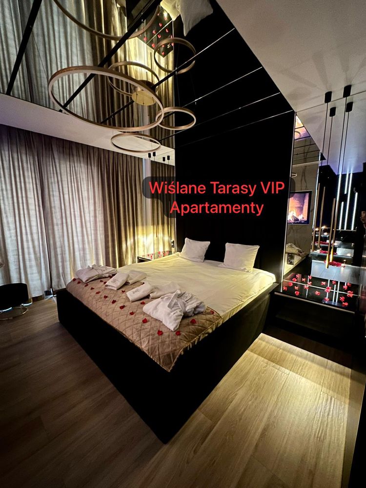 Kraków VIP Apartamenty z JACUZZI- Garaż- Wiślane Tarasy