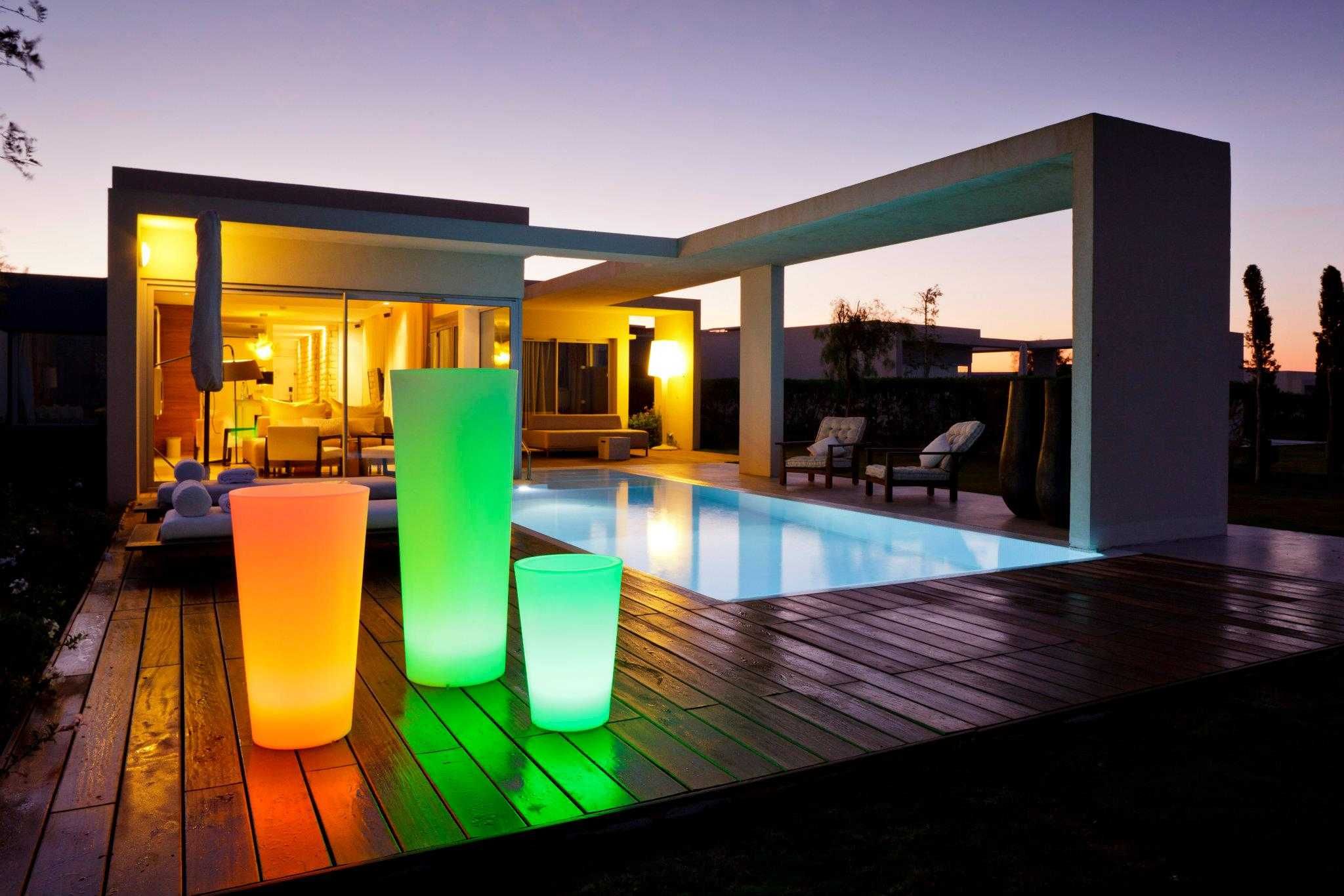 Mobiliario con iluminação led