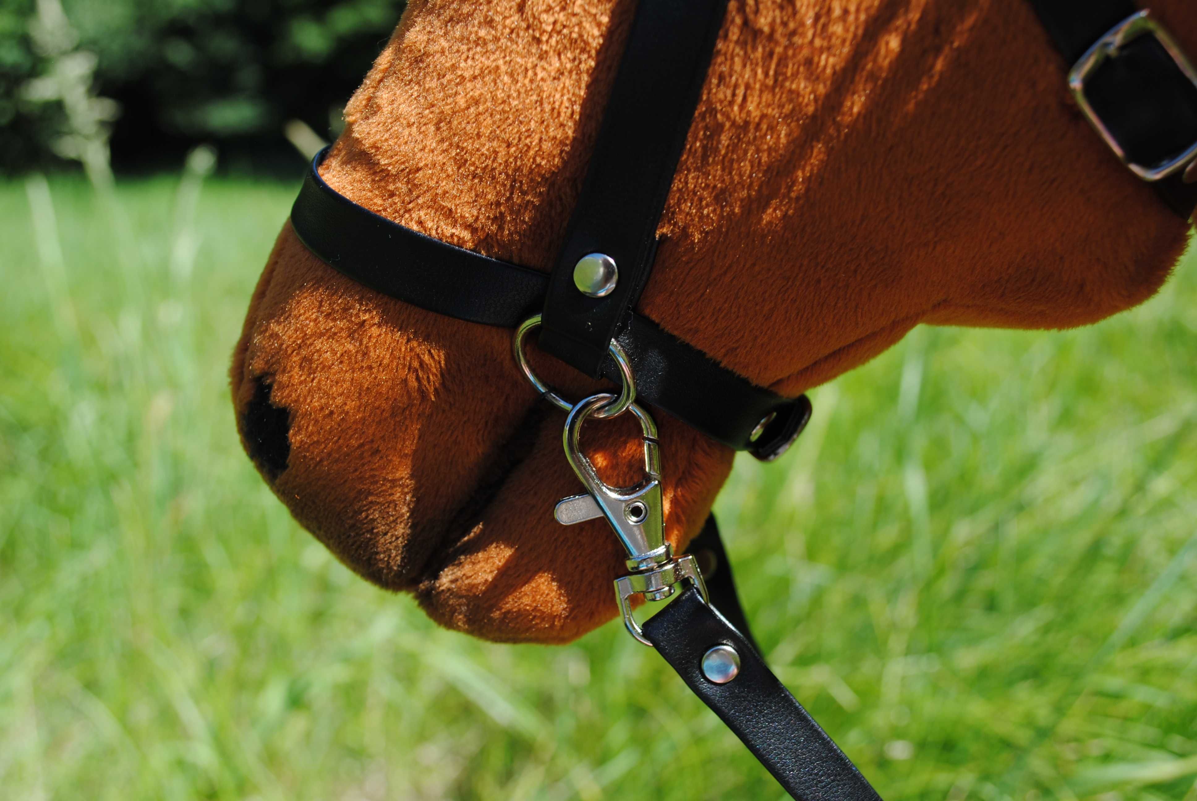 Ogłowie z wodzami Hobby Horse / Bridle with Reins – handmade, black