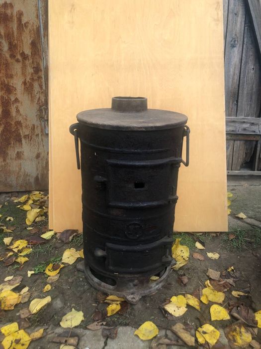 Піч буржуйка чугунна 57